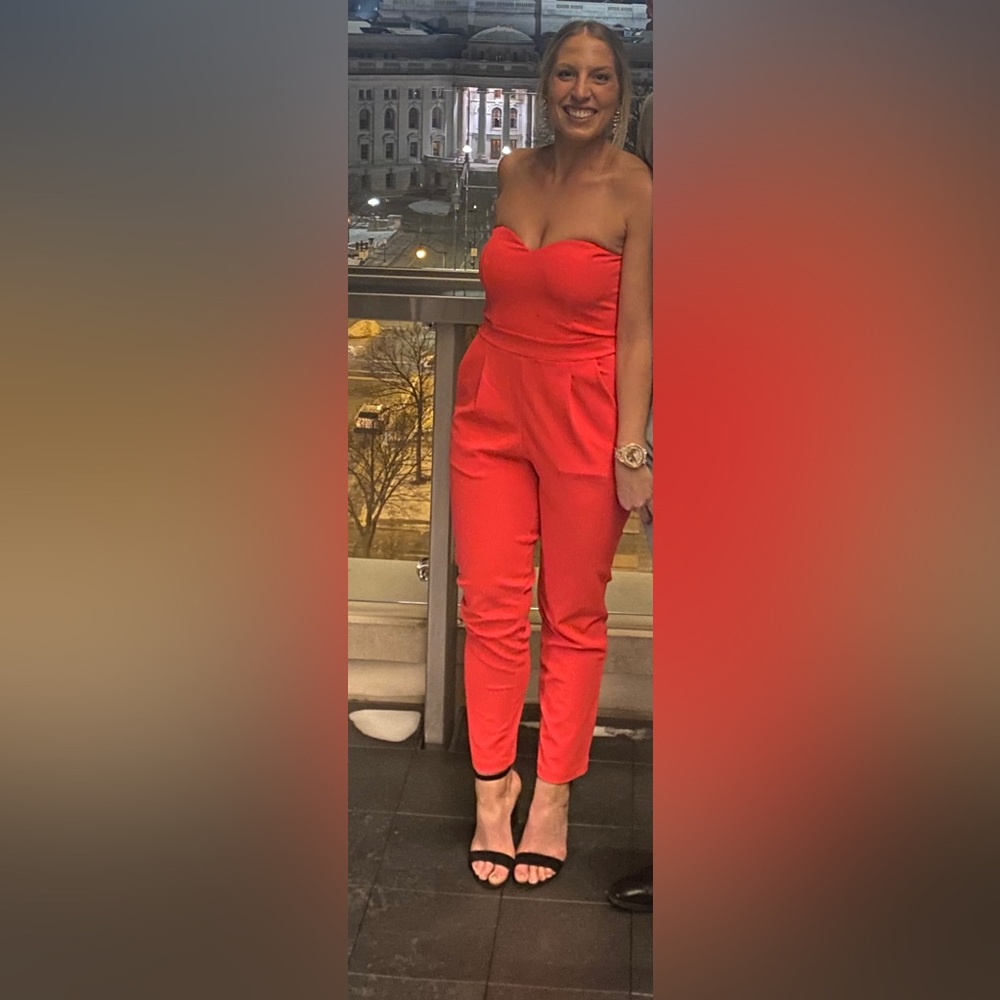 Hot Pink Express Jumpsuit